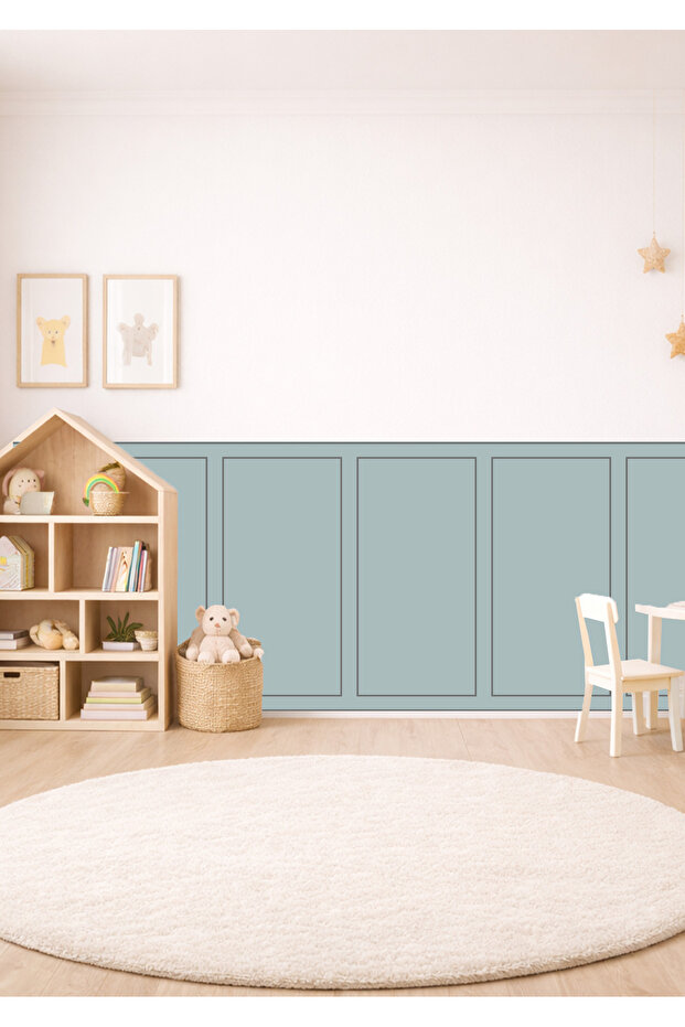 مجموعة ملصقات رقائق تغطية الجدران ذات الإطار الكلاسيكي المكونة من منقوش قطع - 6