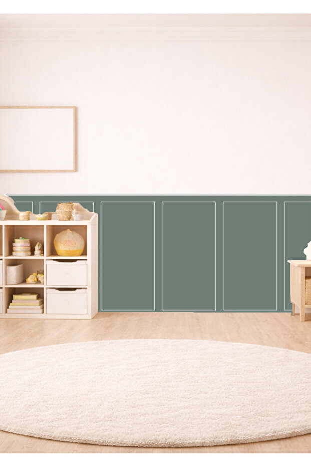 مجموعة ملصقات رقائق تغطية الجدران ذات الإطار الكلاسيكي المكونة من منقوش قطع - 3