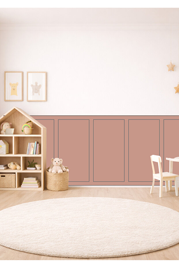 مجموعة ملصقات رقائق تغطية الجدران ذات الإطار الكلاسيكي المكونة من منقوش قطع - 6