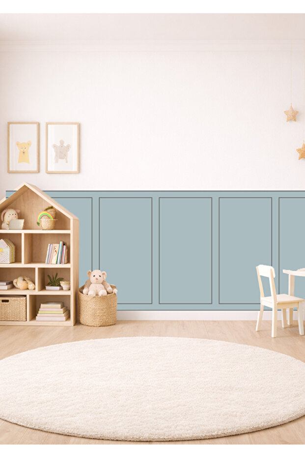 مجموعة ملصقات رقائق تغطية الجدران ذات الإطار الكلاسيكي المكونة من منقوش قطع - 6