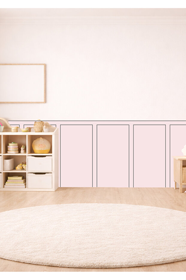 Classic Frame Patterned Panel Wall Covering Foil Sticker Set - 3