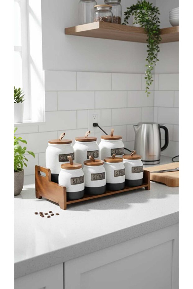 طقم برطمانات علب بهارات وتوابل - 3