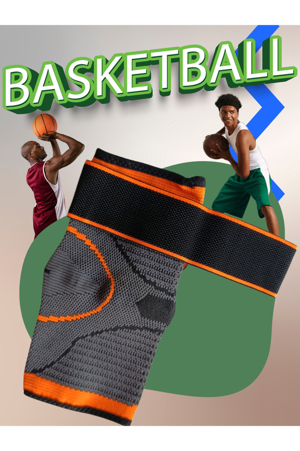 Yiwu Sports Knee Brace – Elastic, Belt Supports, Volleyball, Fitness, Basketball, Unisex Knee Brace (L)