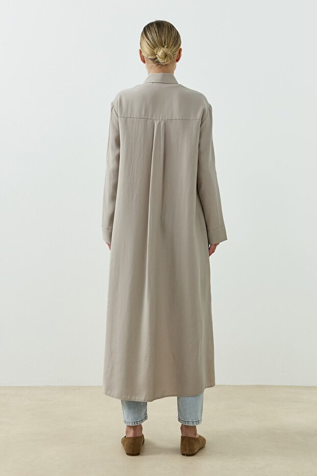 Trace Gömlek Bej - 4