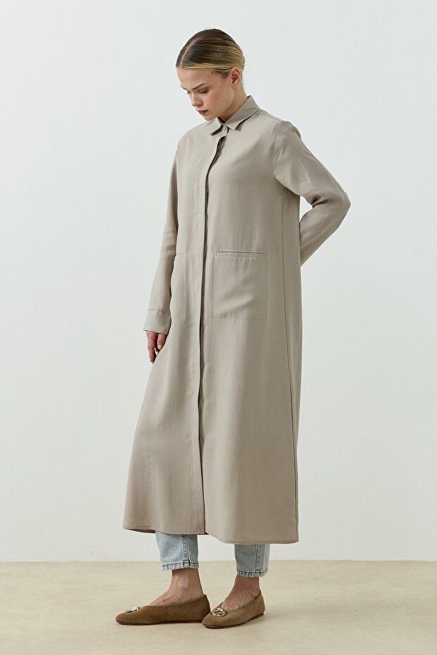 Trace Gömlek Bej - 2