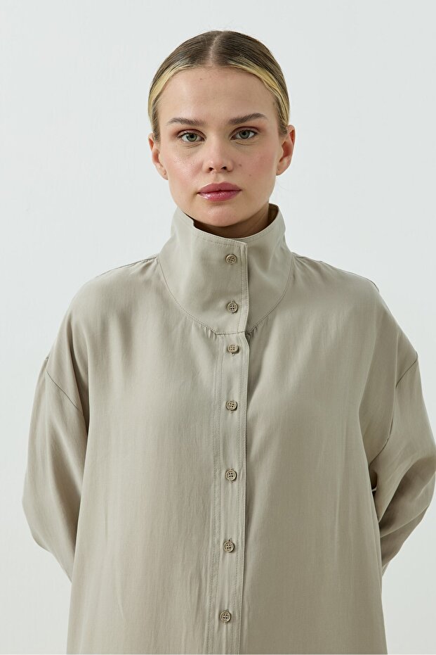 Elara Gömlek Bej - 2