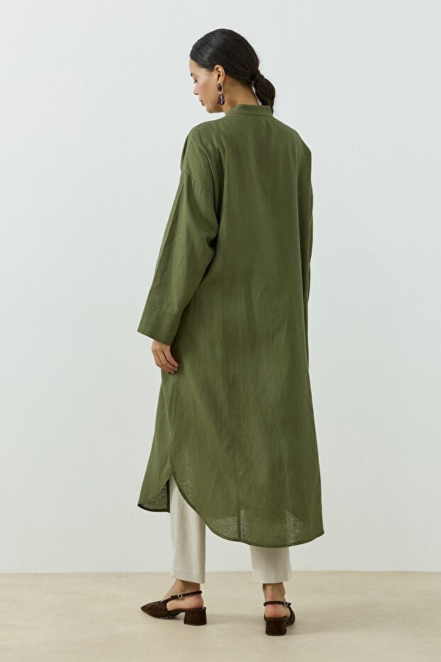 Bengi Gömlek Yeşil - 6
