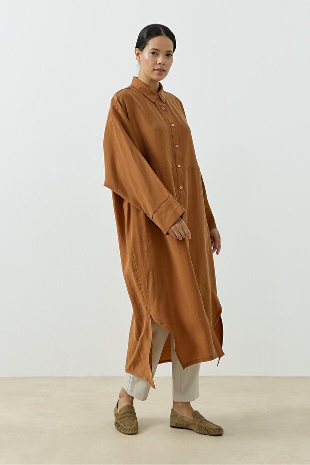 Velin Gömlek Turuncu - 5