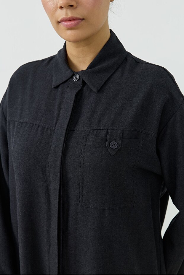 Aura Gömlek Siyah - 2