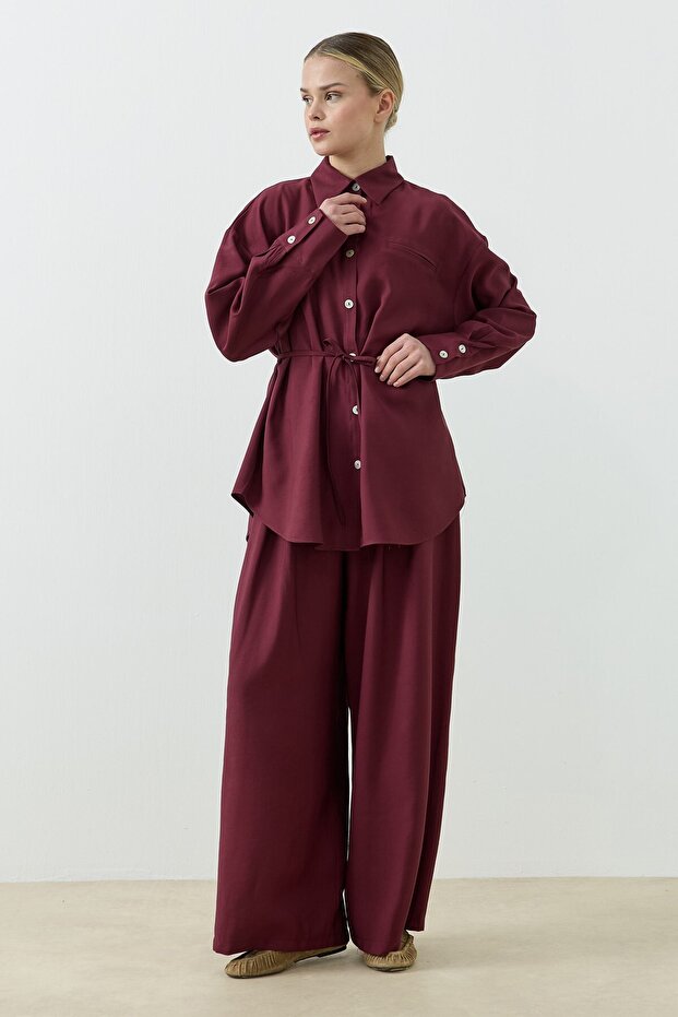 Arora Suit Burgundy