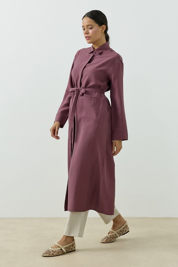 Trace Gömlek Mürdüm - 4