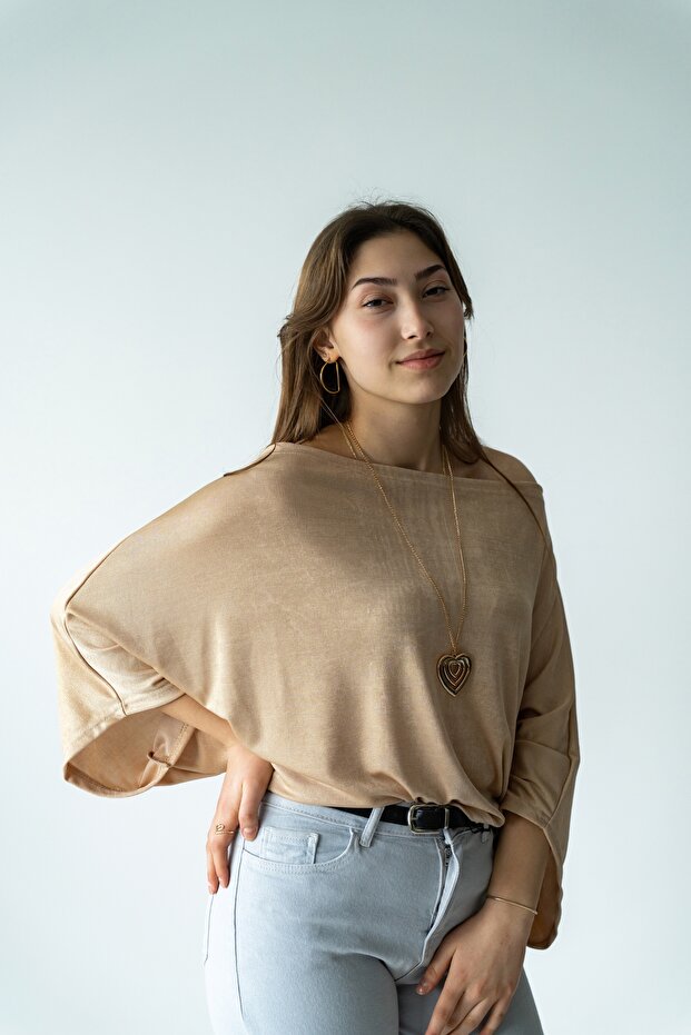 Kolyeli Salaş Madonna Bluz - 2