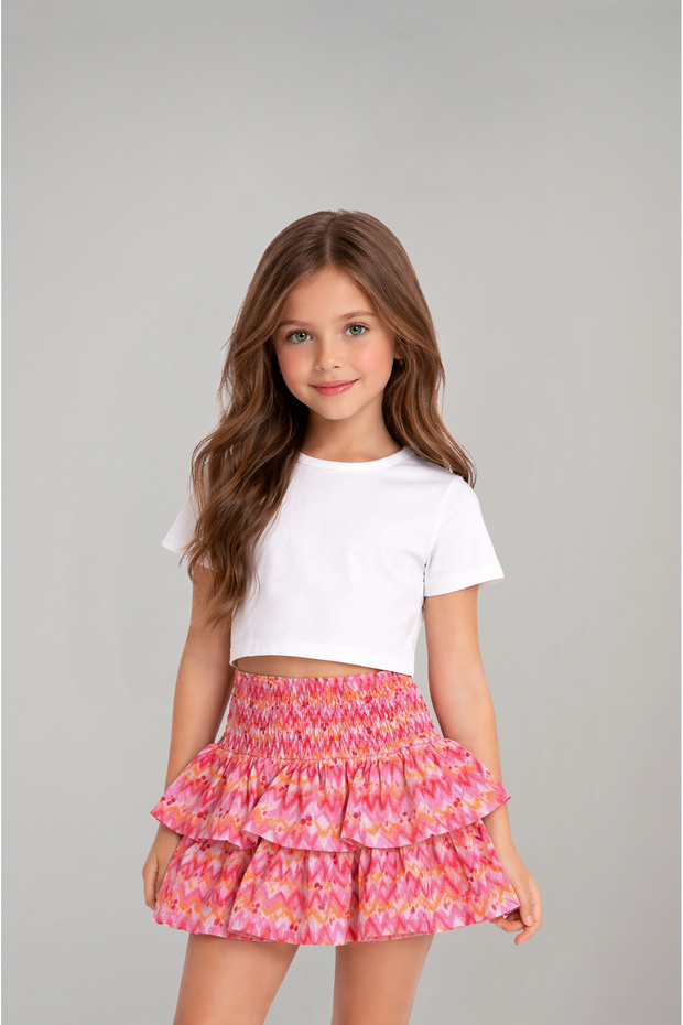 Girl's Pleated Skirt