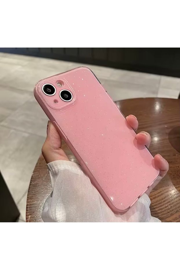 Compatible with iPhone 13 and 14 - Colorful Glittery Candy Cover Silicone Protective Soft Glitter Case