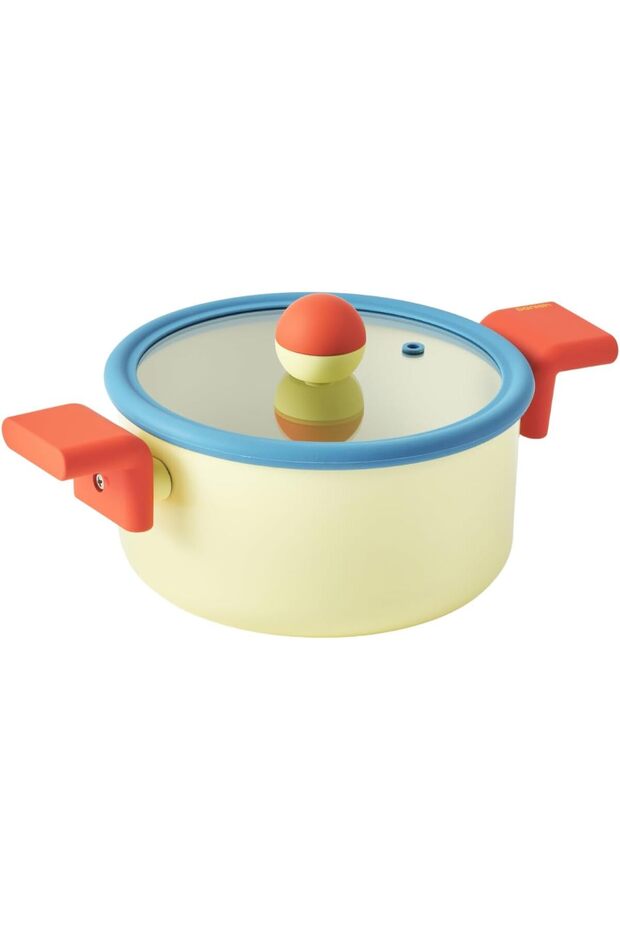 Danish Forged Casserole 18cm, with glass lid, Full induction