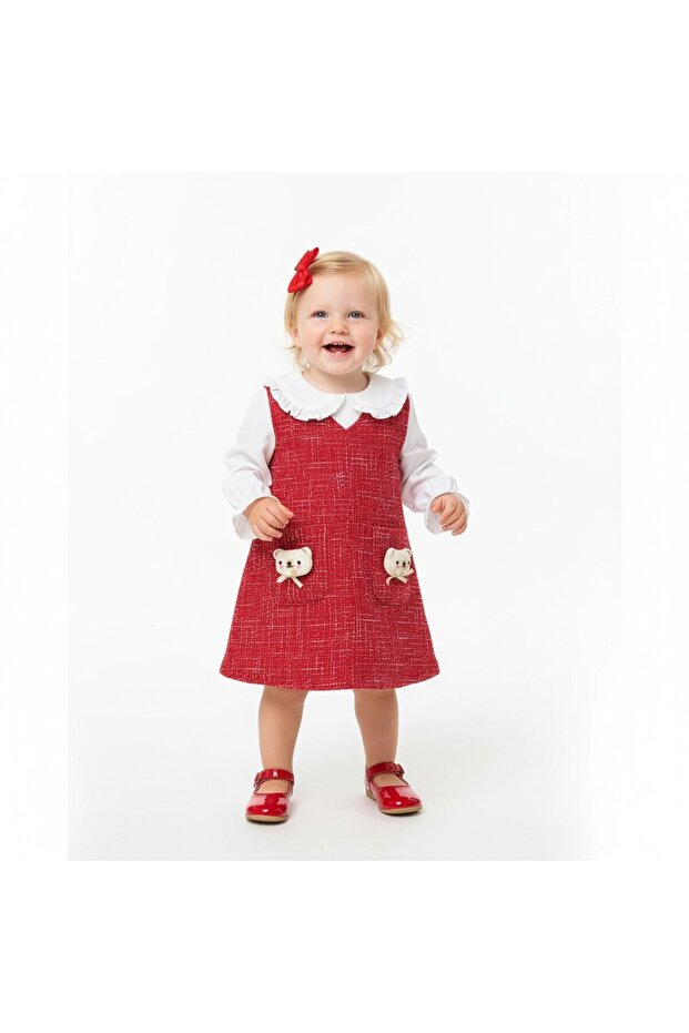 Devojčica u haljini sa košuljom - 3