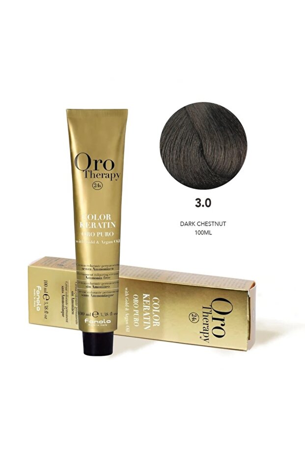Oro Hair Color 3.0 Dark Chestnut 100ml