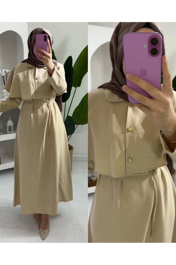 Cape Dress by Ke Linen Oydan