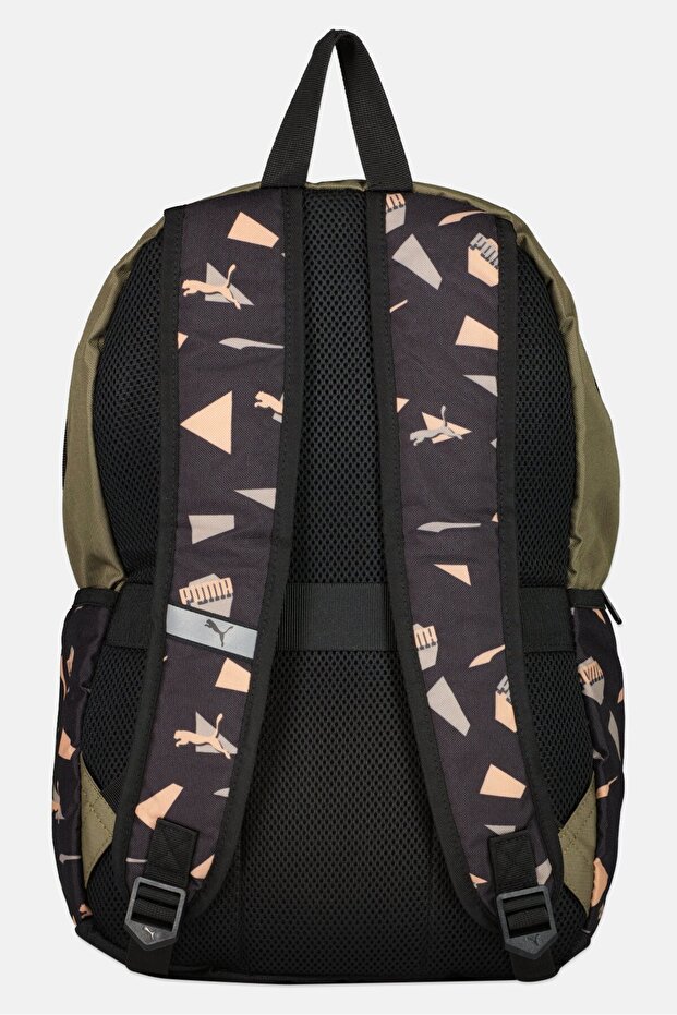 حقيبة ظهر رجالية بشعار ماركة، متعددة الألوان - 2