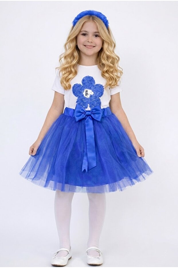 April 23 October 29 Papatya T-Shirt & Tutu Skirt 2-Piece Set - Show Outfit Top and Bottom Set
