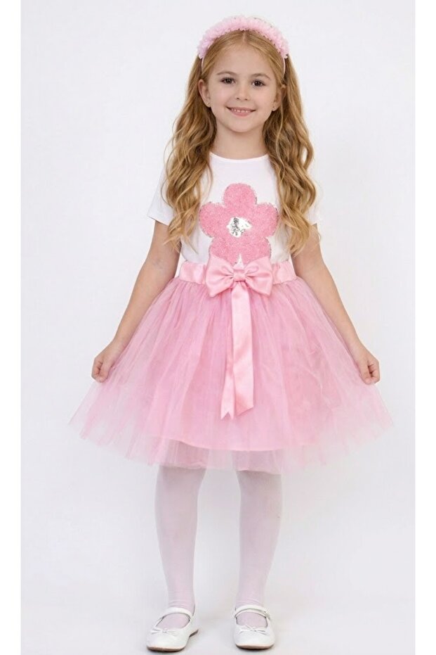 April 23 October 29 Papatya T-Shirt & Tutu Skirt 2-Piece Set - Show Outfit Top and Bottom Set