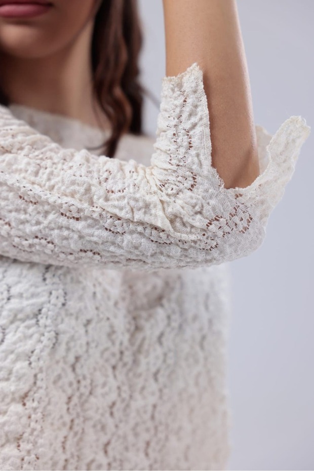 بلوزة غيبور دانتيل DN6099 - 2