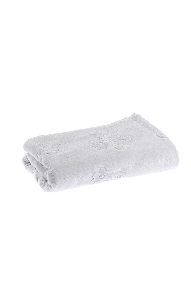 Mayra Velvet Hand and Face Towel 50X90 cm Gray