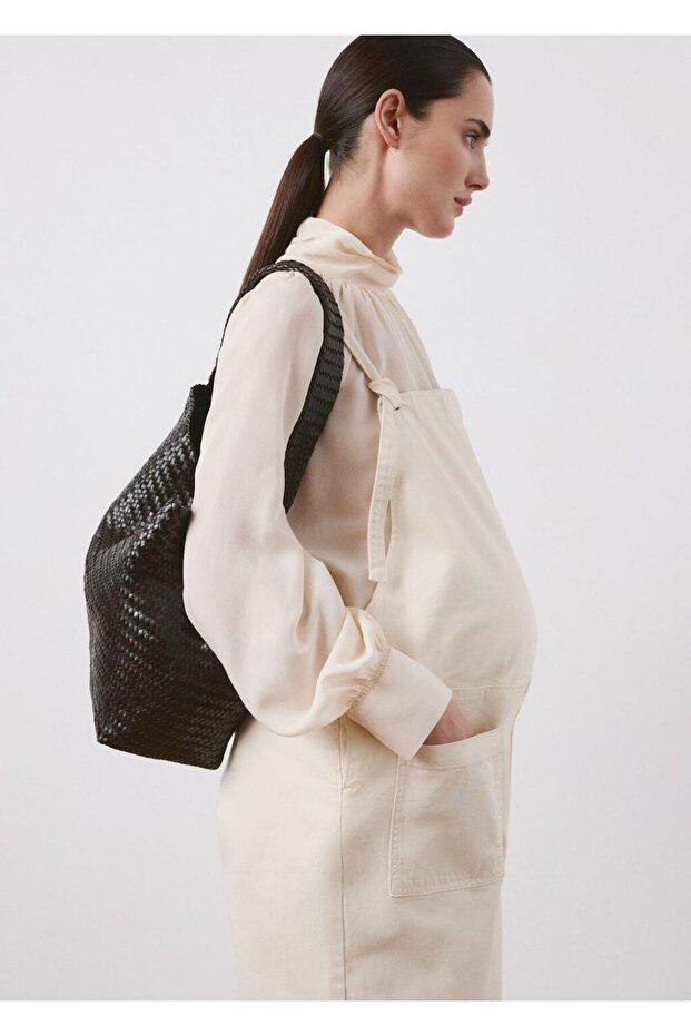 Denim hamile tulumu - 7