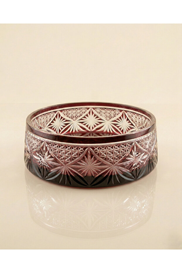 Luxury Handcrafted Cut Decorative Mercury Glass Bowl / Tableware Presentation Bowl