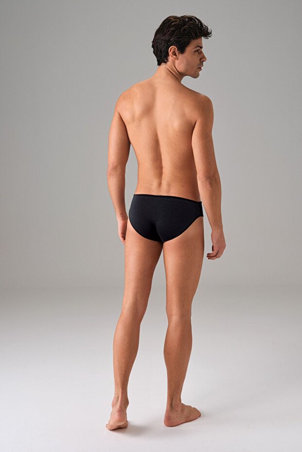 Chiloți bărbați modal / bumbac Plain basic Slip - 2