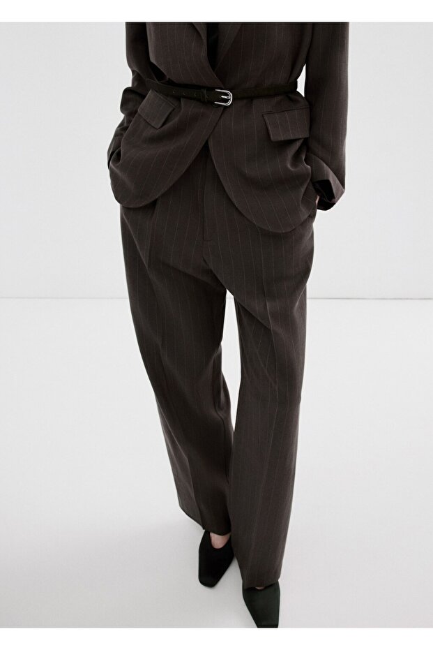 Lyocell kumaş pantolon - 1