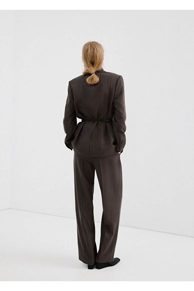 Lyocell kumaş pantolon - 4