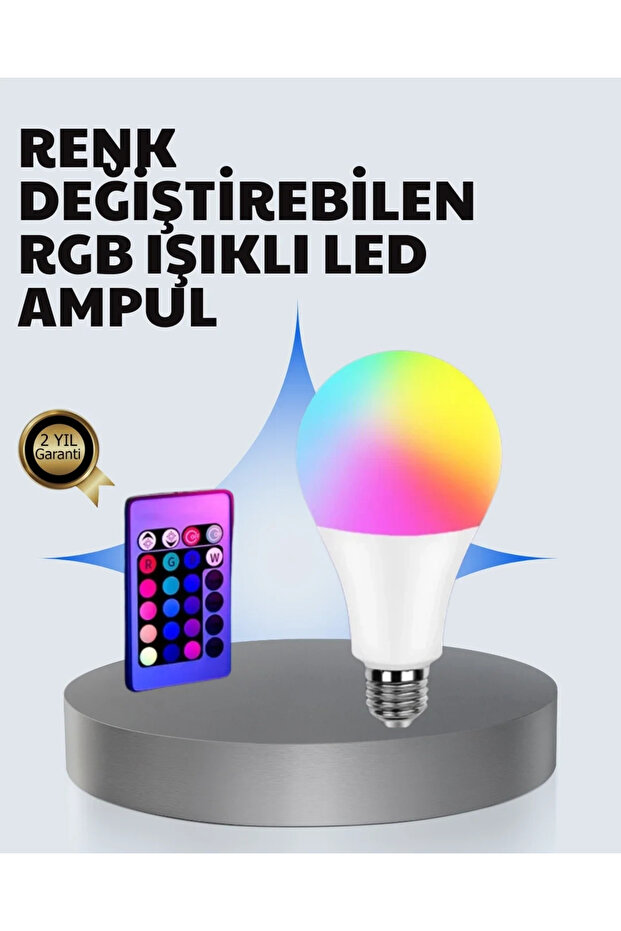 A Quality 2025 Rgb Led Bulb 16 Color Lamp with Remote Control