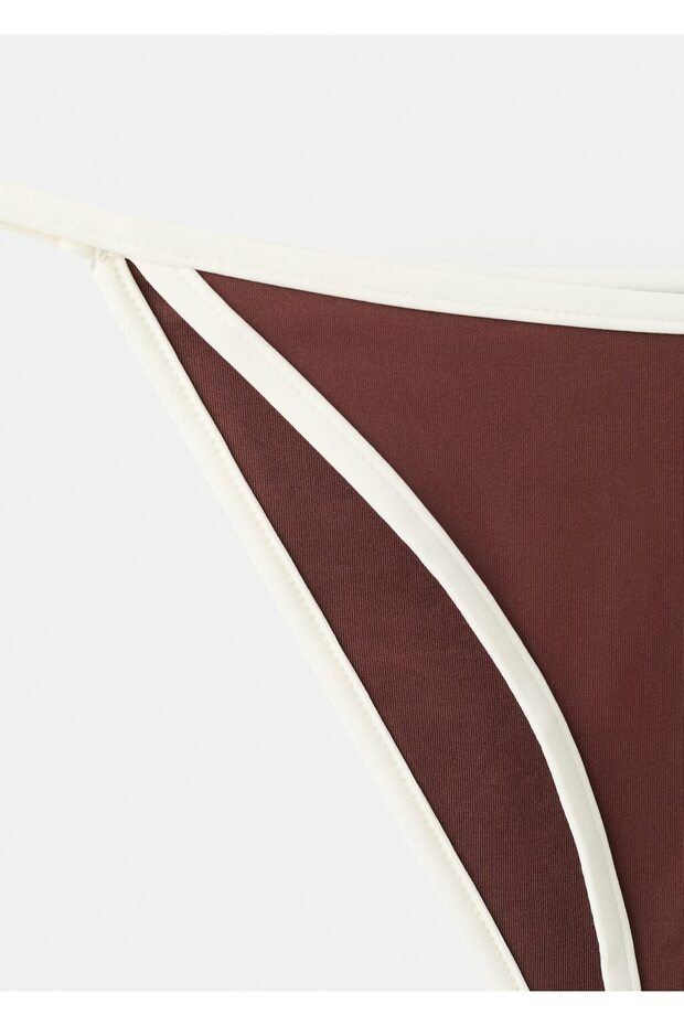 Kontrast biyeli bikini - 5