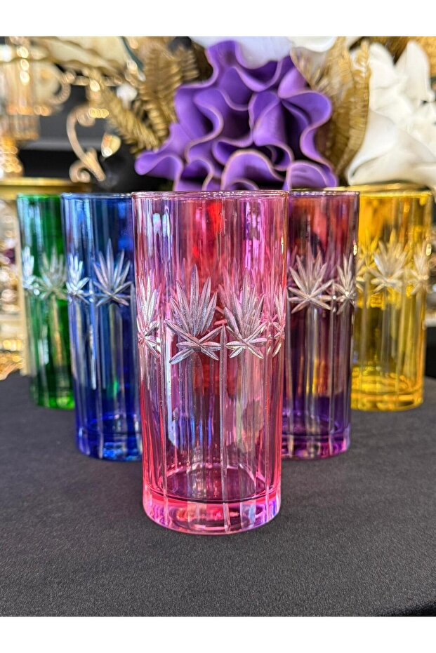 6 Pieces of Colorful Special Design Cut-Out Coffee Cup (Eyelash)
