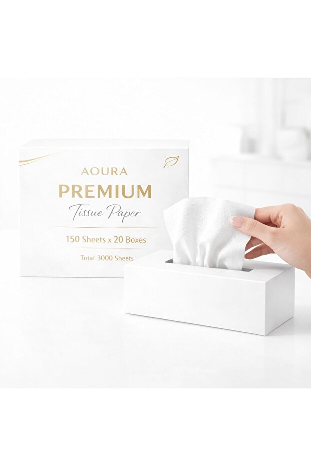 ورق مناديل فاخر قابل للطي من AOURA - 4