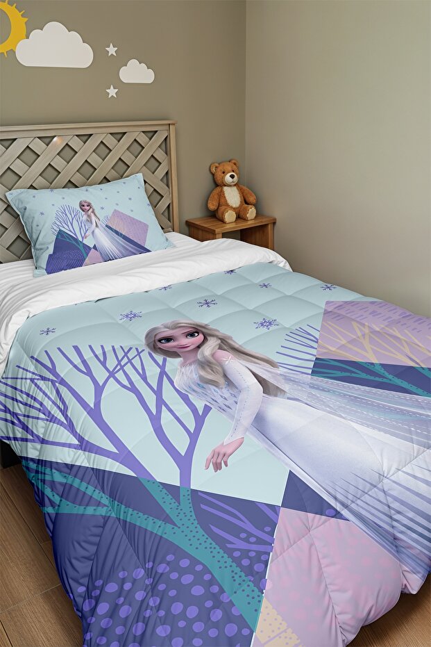 Ice Queen Patterned Single Duvet and Pillowcase