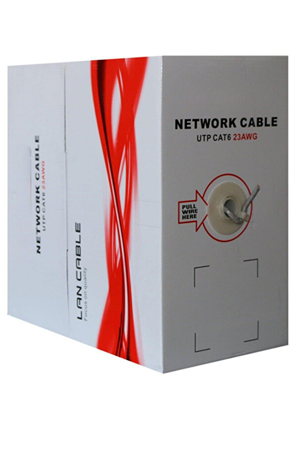305 Meters Cat6 Utp 23Awg Cable Cat6 Network Ip Camera Ethernet Cable 305m 0.56mm High Gigabit Lan