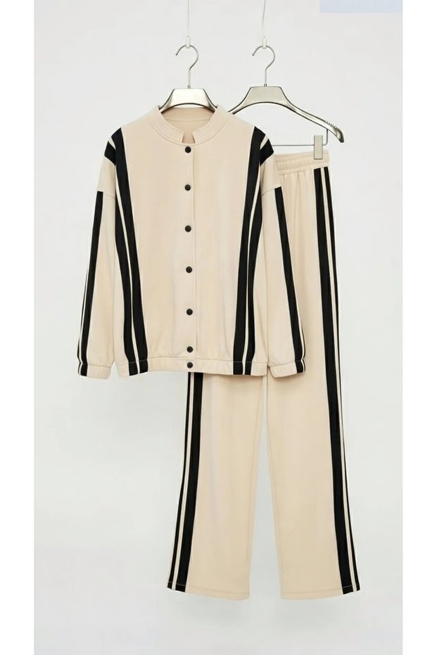 Uzun Cropped Model Girls Super Sports Suit