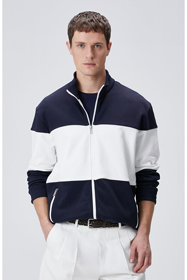 Lacivert Sweatshırt - 3