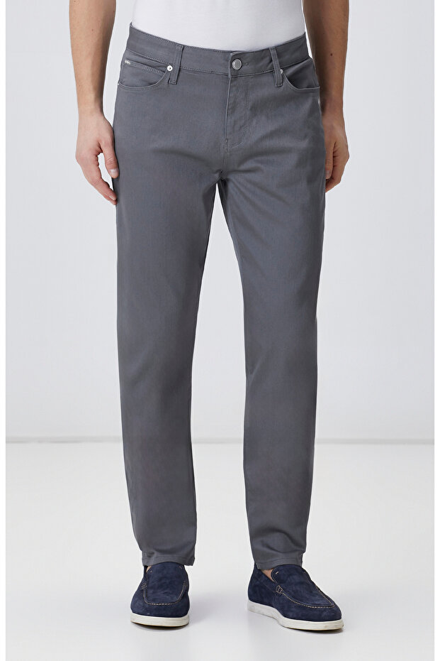 Gri Casual Pantolon - 2