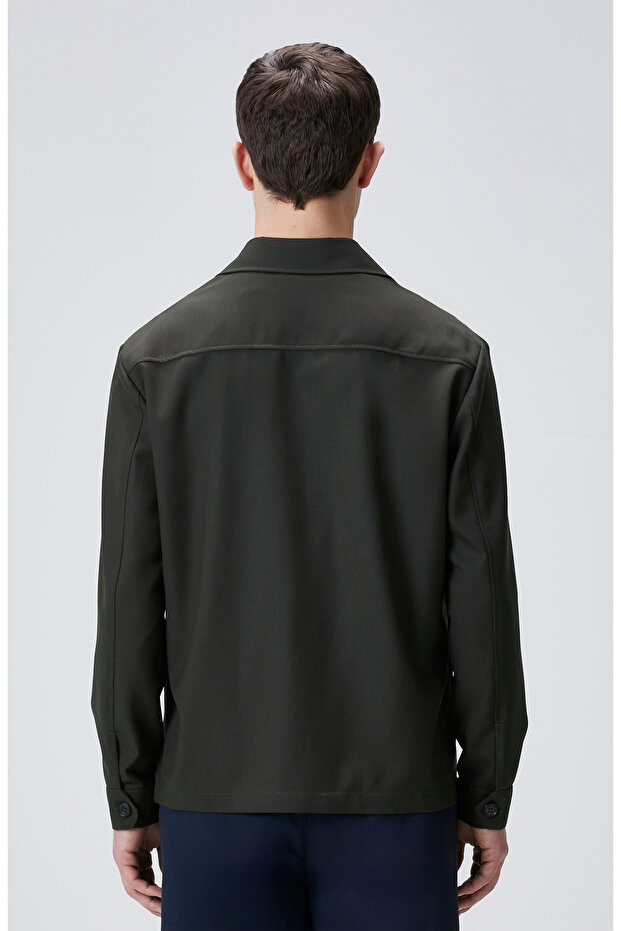 Haki Dış Gömlek - 5