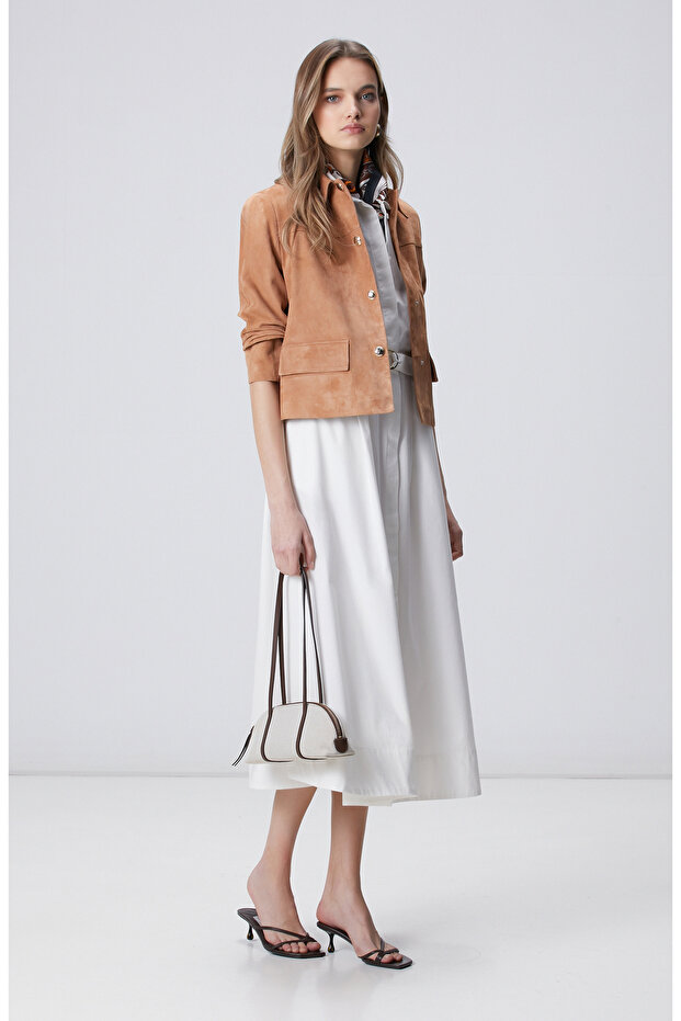 Krem Kadın Çanta - 2