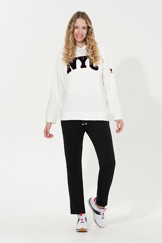 Women's Black Sweatpants 50256304-Vr046