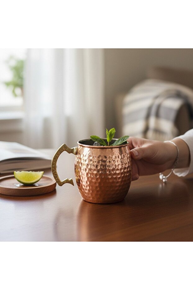 Copper Barrel Cup 450 ml
