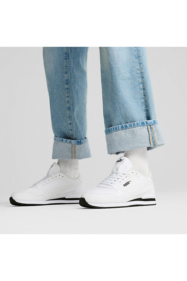 حذاء ST Runner v4 L PUMA أبيض-PUMA أسود-PUM - 7