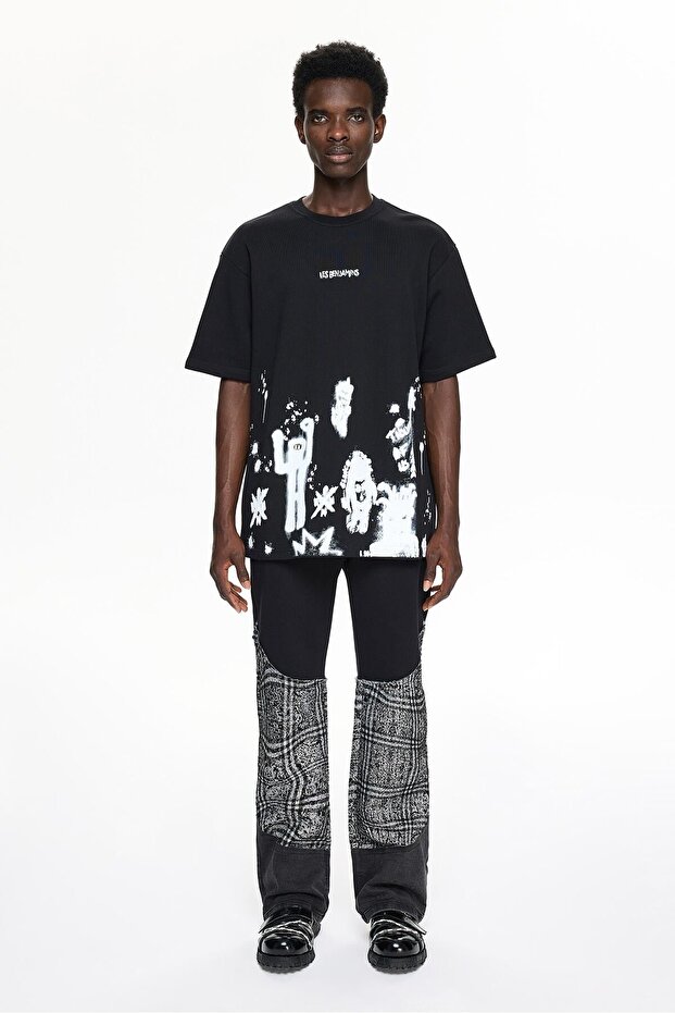 OVERSIZED TEE 047 L -NOIR - 5