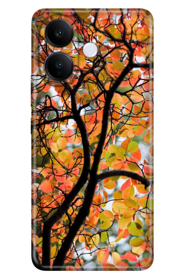 Vivo V60 Lite 5g Compatible Case Colorful Silicone Printed Tpu Peace Tree
