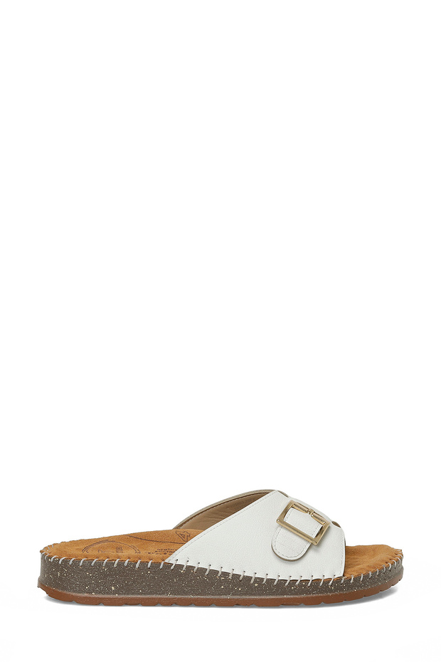 105803.Z6Fx White Women's Slipper