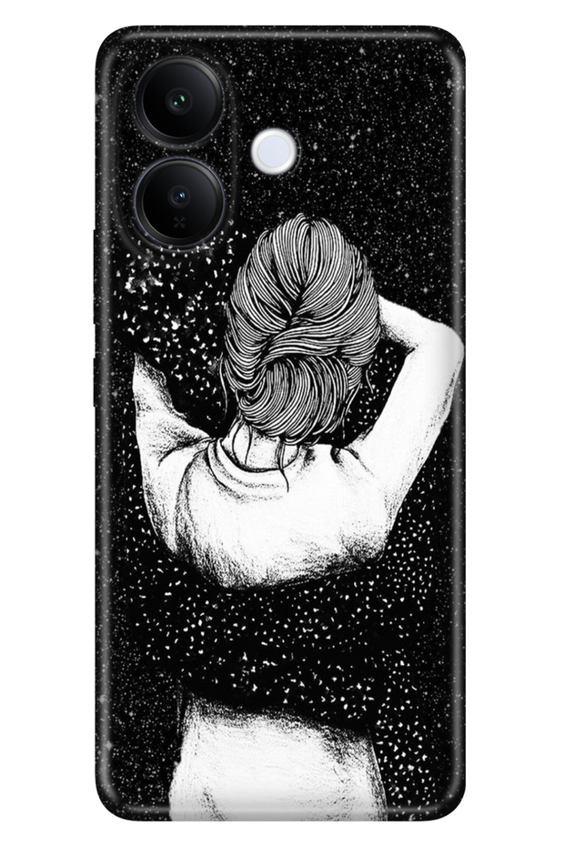 Vivo V60 Lite 5g Compatible Case Colorful Silicone Printed Tpu Black Love